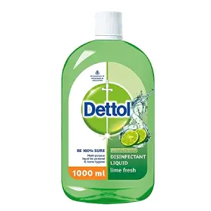 OOS-Housekeeping Materials-Dettol Liquid Disinfectant for Floor Cleaner, Surface Disinfection , Personal Hygiene (Lime Fresh)