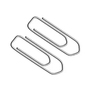 OOS-Office Stationaries & Supplies-silver paper clips